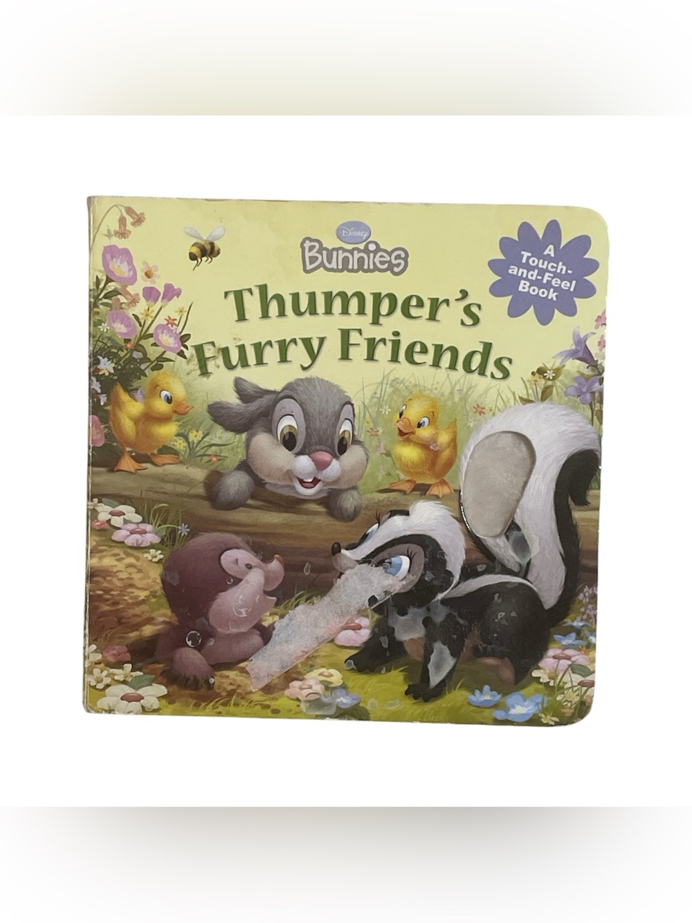 Disney Bunnies Thumper’s Furry Friends Touch and Feel Book 2010